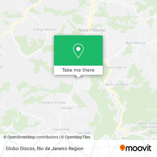 Globo Discos map