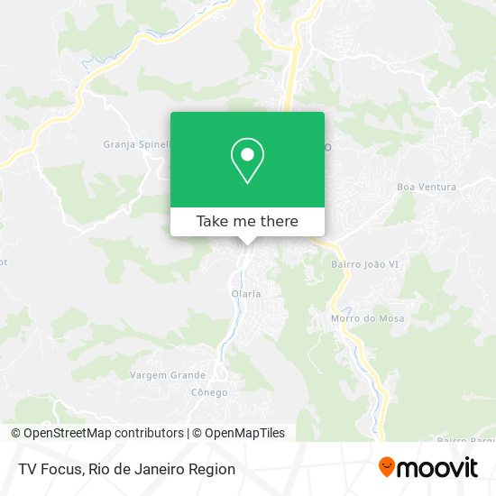 TV Focus map