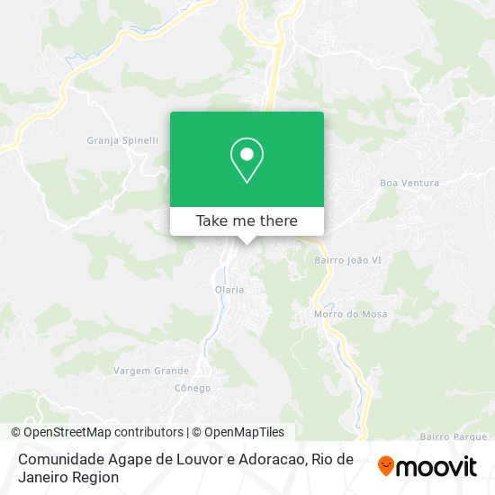Comunidade Agape de Louvor e Adoracao map