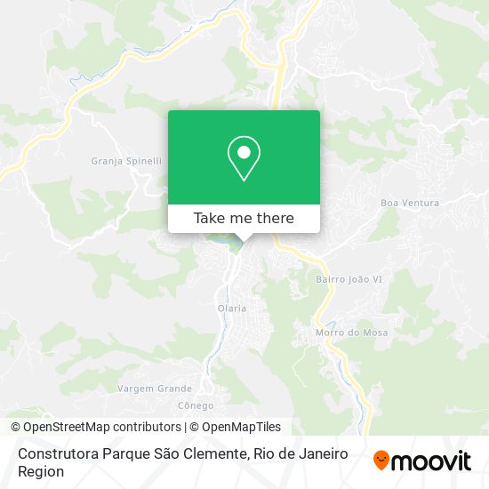 Construtora Parque São Clemente map