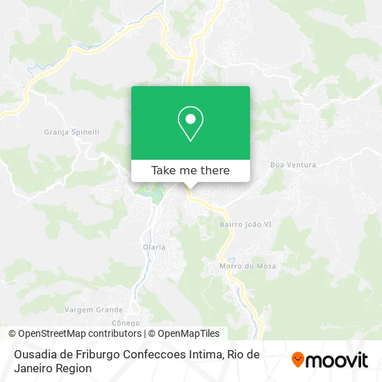 Ousadia de Friburgo Confeccoes Intima map
