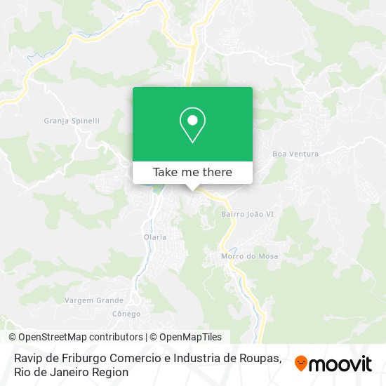Ravip de Friburgo Comercio e Industria de Roupas map