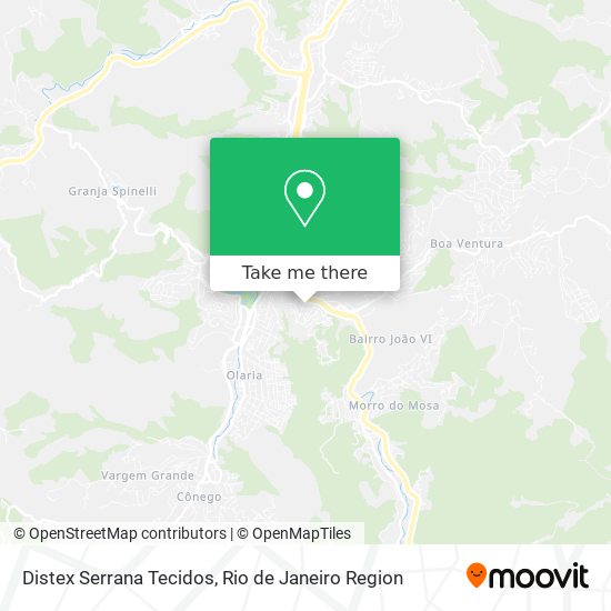 Distex Serrana Tecidos map
