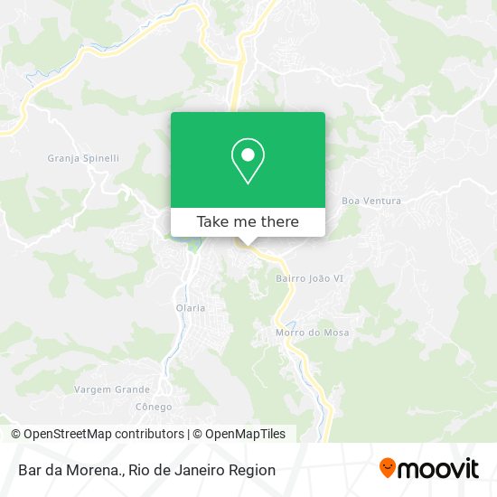 Bar da Morena. map