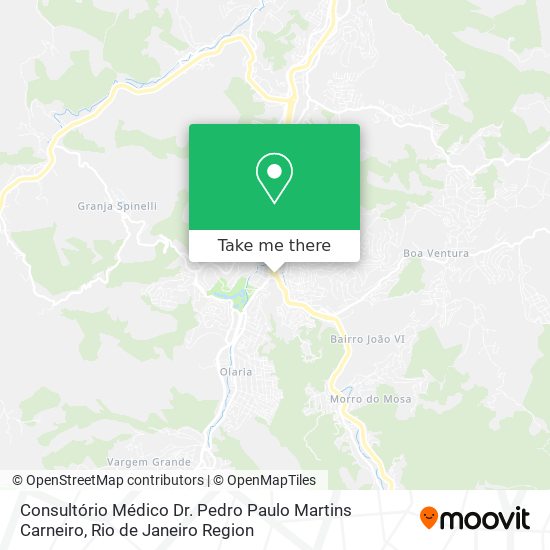 Mapa Consultório Médico Dr. Pedro Paulo Martins Carneiro