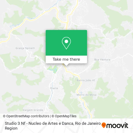 Studio 3 Nf - Nucleo de Artes e Danca map