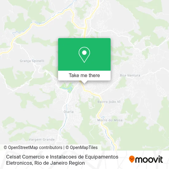 Celsat Comercio e Instalacoes de Equipamentos Eletronicos map