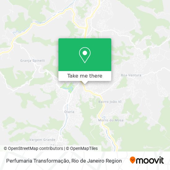 Perfumaria Transformação map