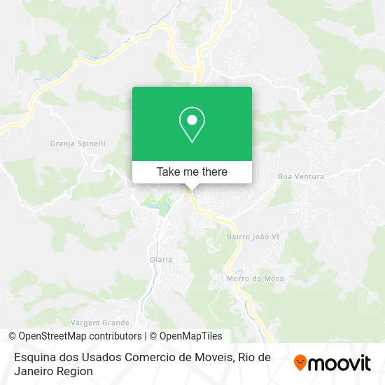 Esquina dos Usados Comercio de Moveis map