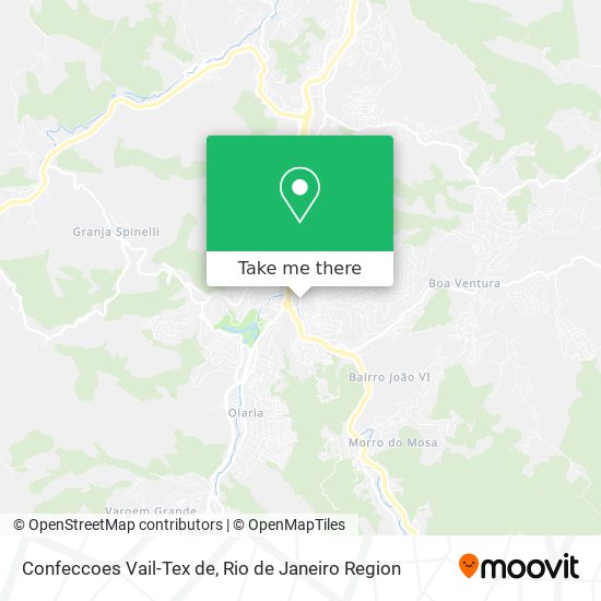 Confeccoes Vail-Tex de map