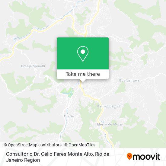Consultório Dr. Célio Feres Monte Alto map