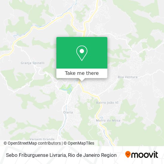 Sebo Friburguense Livraria map