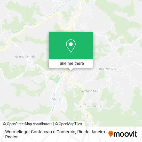 Wermelinger Confeccao e Comercio map