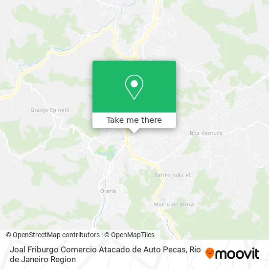 Joal Friburgo Comercio Atacado de Auto Pecas map