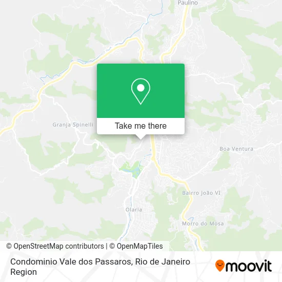 Condominio Vale dos Passaros map