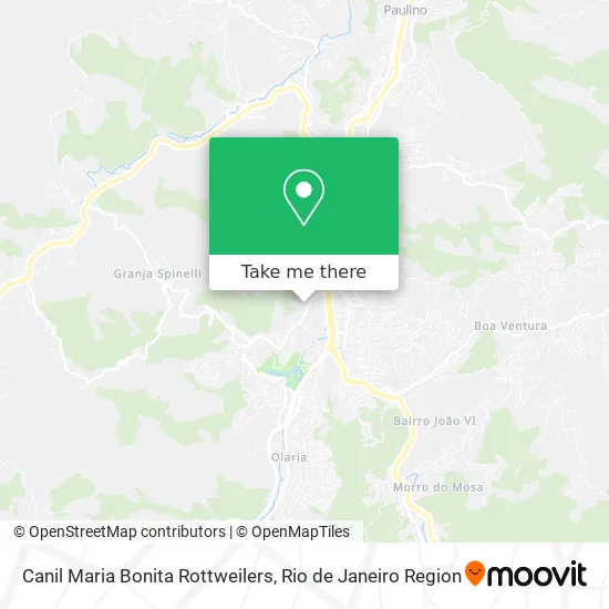 Canil Maria Bonita Rottweilers map