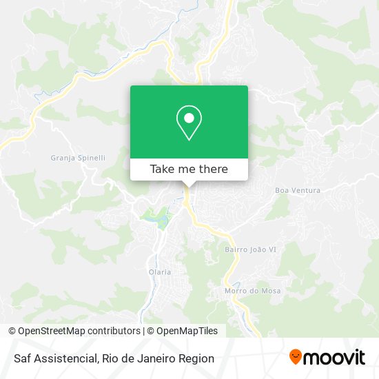 Saf Assistencial map
