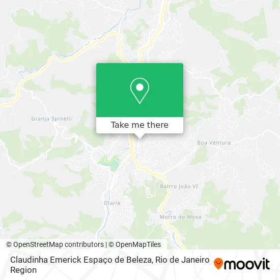 Claudinha Emerick Espaço de Beleza map