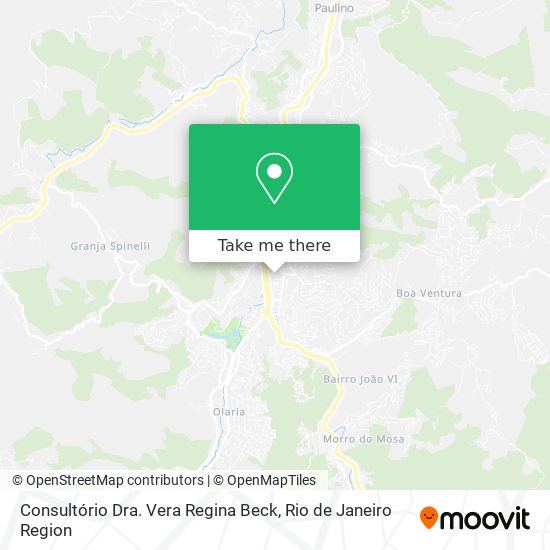 Consultório Dra. Vera Regina Beck map