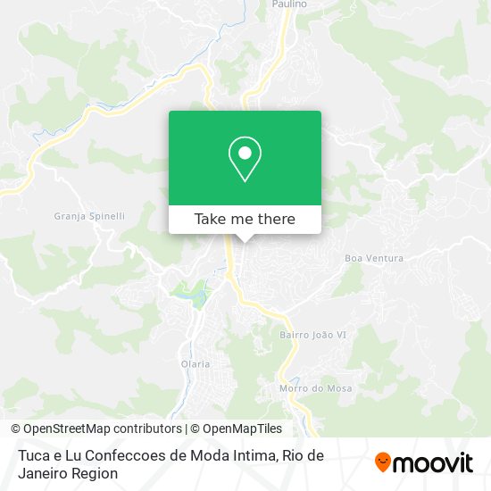 Tuca e Lu Confeccoes de Moda Intima map