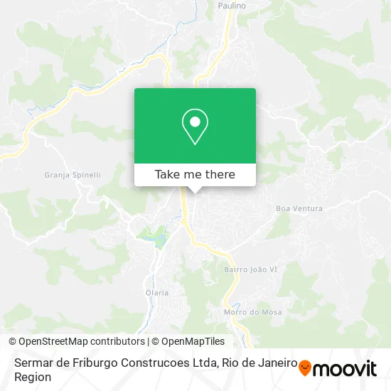 Sermar de Friburgo Construcoes Ltda map