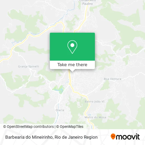 Barbearia do Mineirinho map