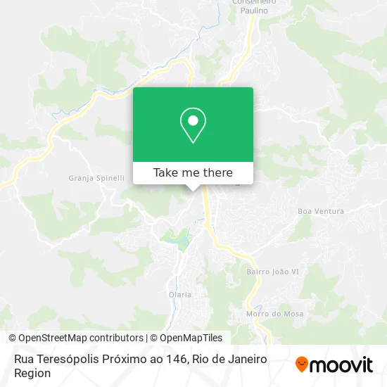 Rua Teresópolis Próximo ao 146 map
