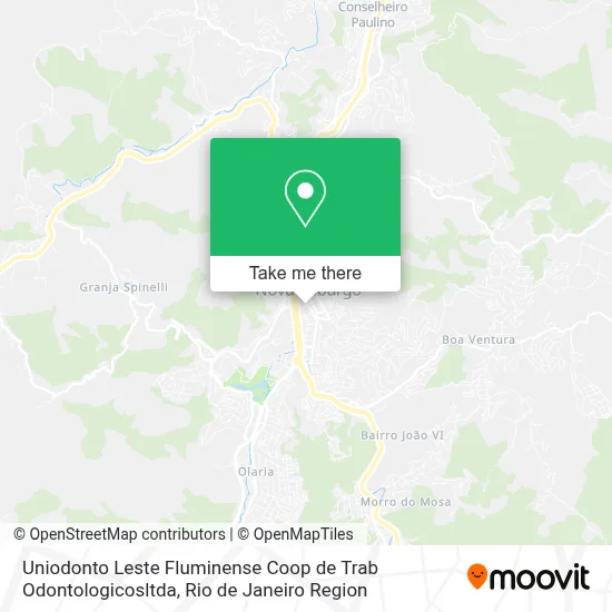 Uniodonto Leste Fluminense Coop de Trab Odontologicosltda map