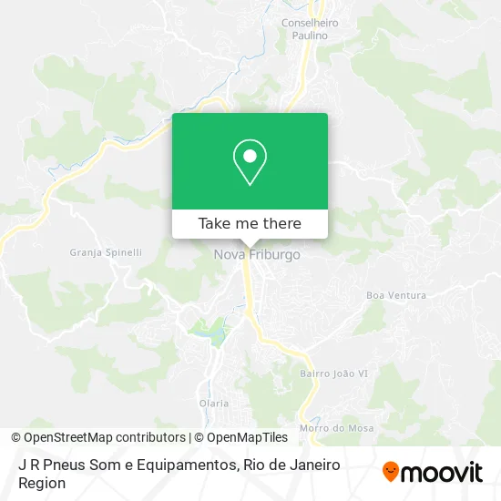 J R Pneus Som e Equipamentos map