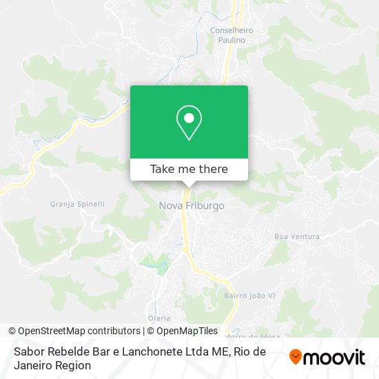 Sabor Rebelde Bar e Lanchonete Ltda ME map
