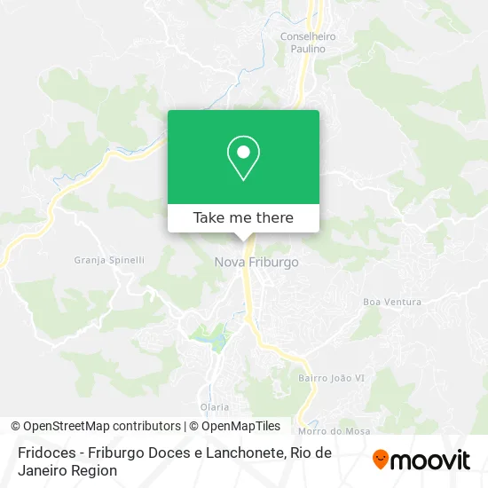 Fridoces - Friburgo Doces e Lanchonete map