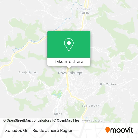 Xonados Grill map