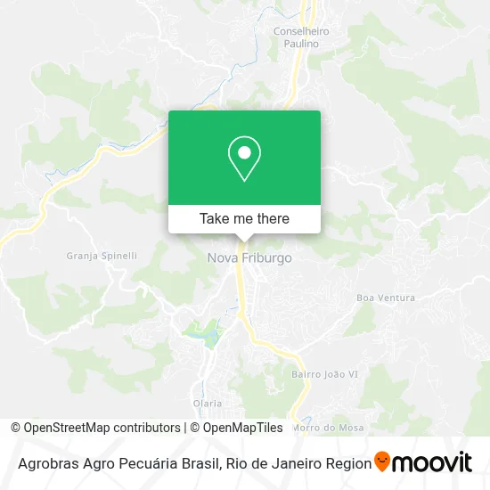 Agrobras Agro Pecuária Brasil map