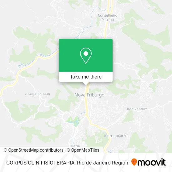 CORPUS CLIN FISIOTERAPIA map