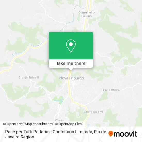 Pane per Tutti Padaria e Confeitaria Limitada map