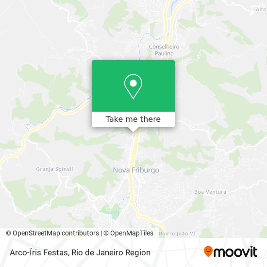 Arco-Íris Festas map