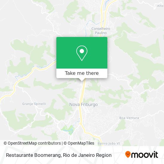 Restaurante Boomerang map