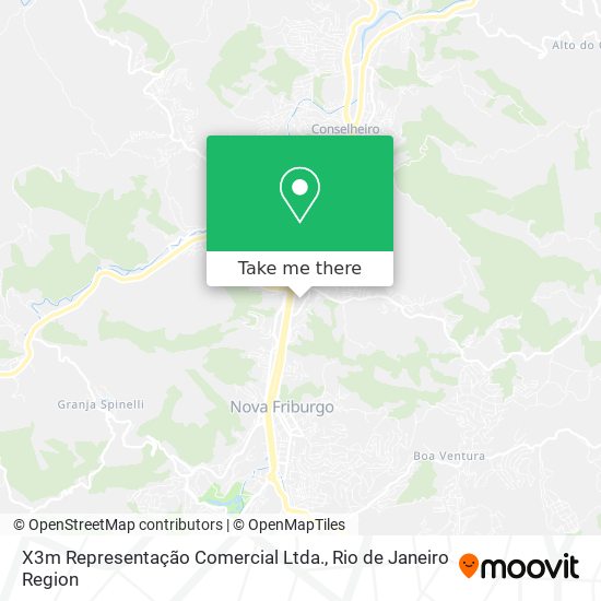 X3m Representação Comercial Ltda. map