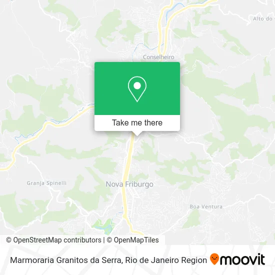 Marmoraria Granitos da Serra map