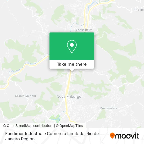 Fundimar Industria e Comercio Limitada map