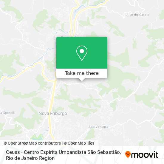 Ceuss - Centro Espirita Umbandista São Sebastião map