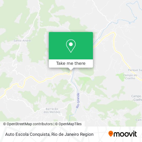 Mapa Auto Escola Conquista