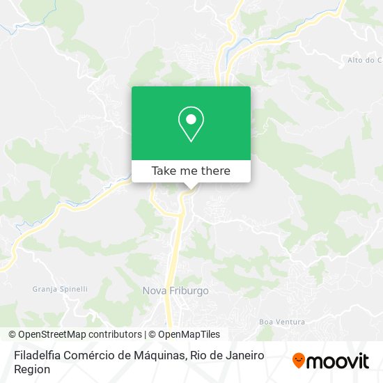 Filadelfia Comércio de Máquinas map