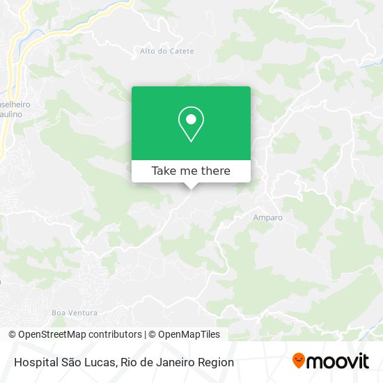 Hospital São Lucas map