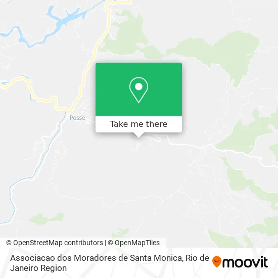 Associacao dos Moradores de Santa Monica map