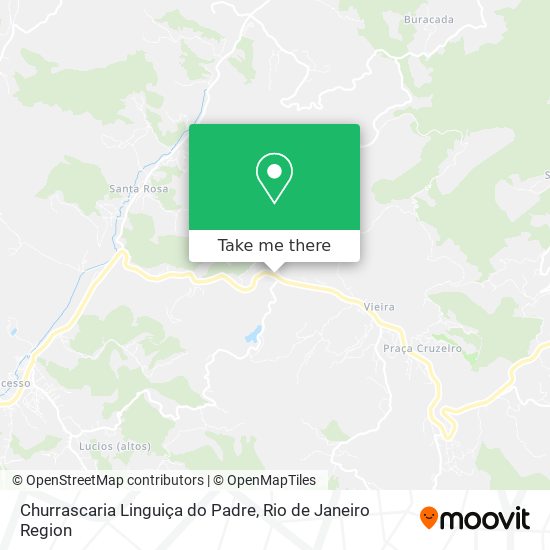 Mapa Churrascaria Linguiça do Padre