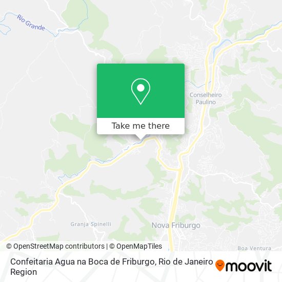 Confeitaria Agua na Boca de Friburgo map