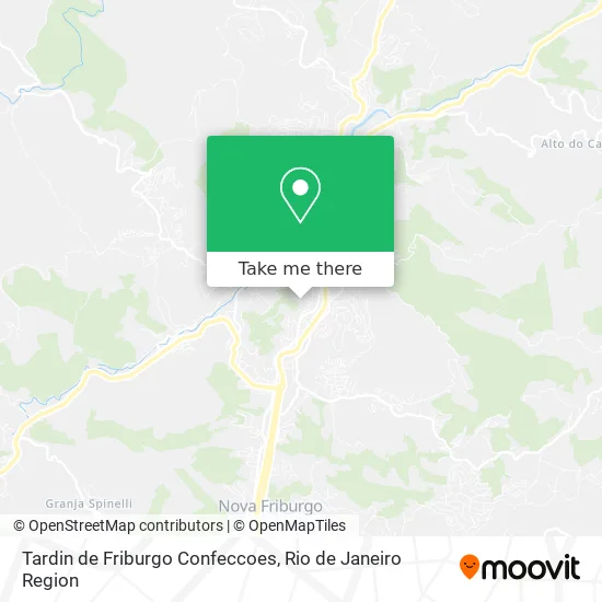 Tardin de Friburgo Confeccoes map