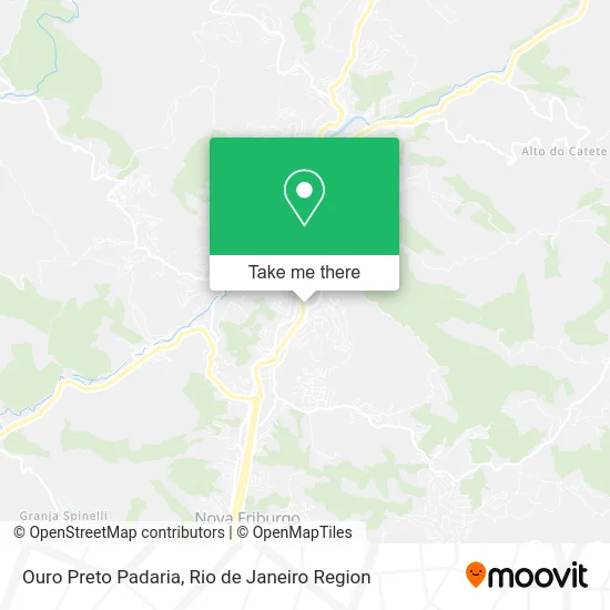 Ouro Preto Padaria map