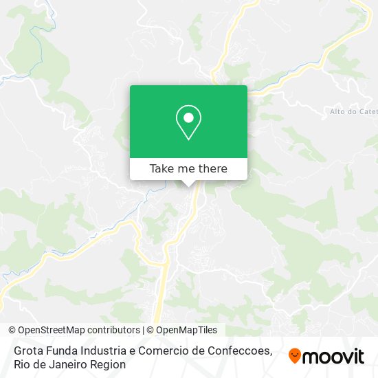Grota Funda Industria e Comercio de Confeccoes map